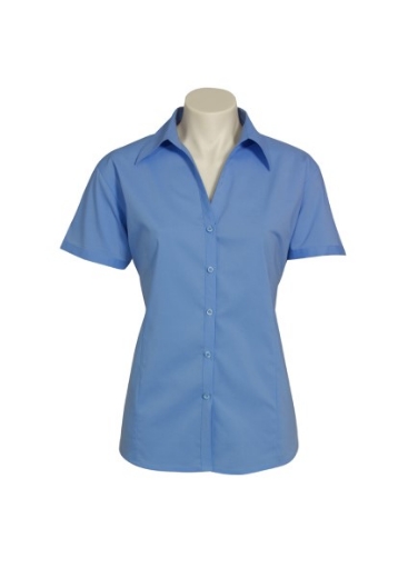Picture of Biz Collection Ladies Metro Shirt Short Sleeve 65% Cotton 30% polyester 5% elastane